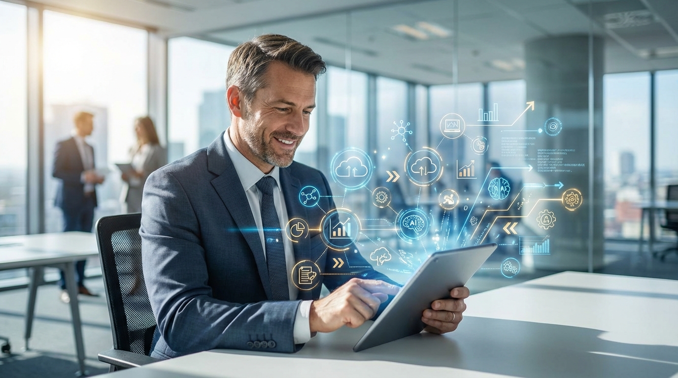 Tableau de bord digital avec graphiques